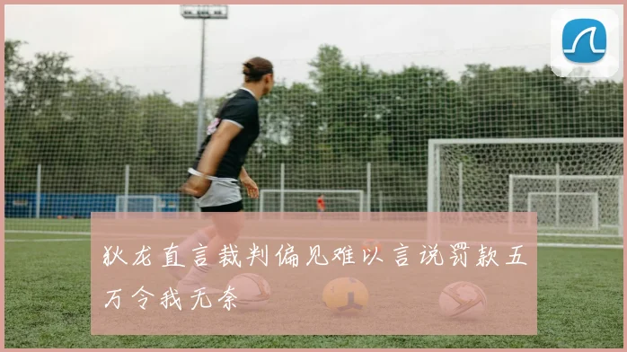 狄龙直言裁判偏见难以言说罚款五万令我无奈